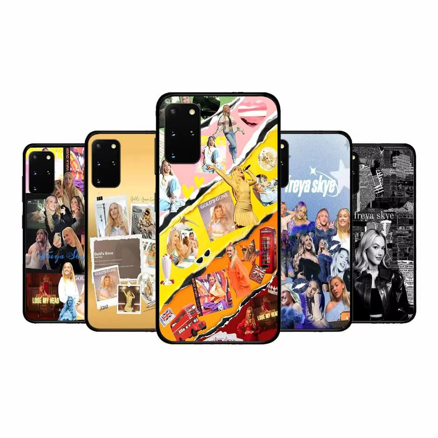 Singer F-Freya Skye Handyhülle für Samsung Galaxy S24 Ultra bis S21, Multicolor - Bild 2