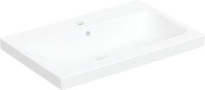 Geberit Aufsatzwaschtisch iCon aus Keramik in Weiß mit Überlauf für Arbeitsplatten, B: 75 cm, T: 48 cm - Bild 1