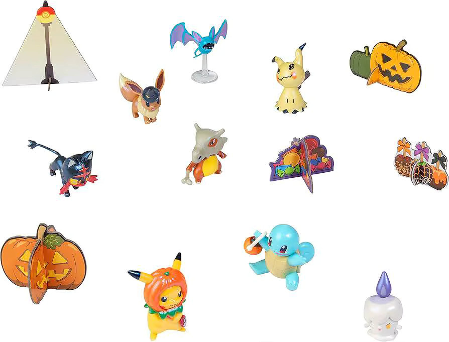 Bandai Pokémon Pikachu Halloween-Adventskalender, Mini-Sammelfiguren, ab 3 Jahren - Bild 3