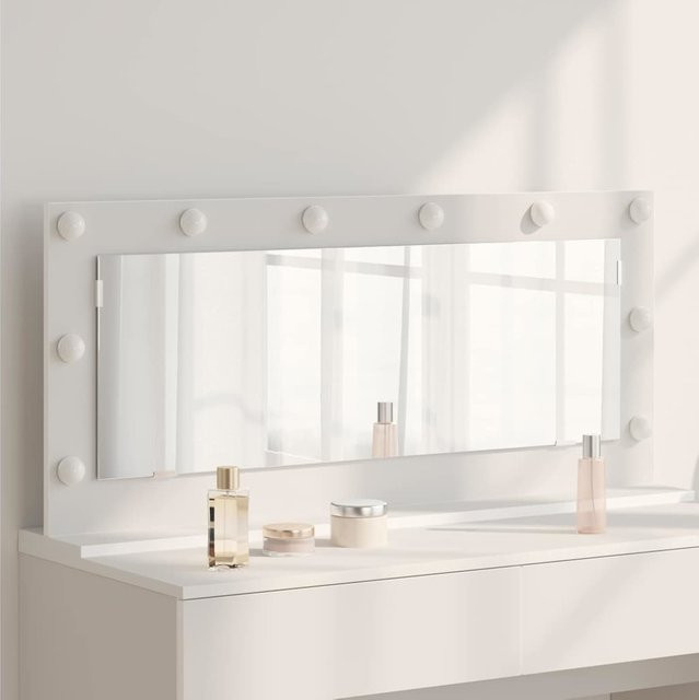 Moderner LED Badezimmerspiegel von Yiwydaa in Weiß, rechteckig, B/H/T: 100 x 45 x 18 cm - Bild 1