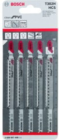 Bosch Stichsägeblatt T 302 H Clean für PVC und PMMA, 5er-Pack - Bild 3