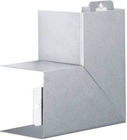 Hager Flachwinkel LFS600605VERZ in Silber, B: 60 mm, H: 60 mm - Bild 1