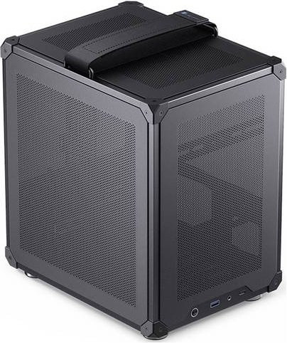 Jonsbo C6 Handle Mini-Tower Gaming-PC-Gehäuse in Schwarz - Bild 1