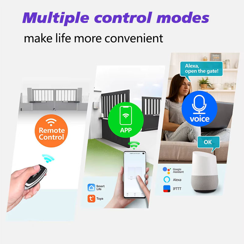 EUNNACO Smart Switch Tuya WiFi RF 2-Kanal Trockenkontaktrelais in Weiß für Google Home und Amazon Alexa - Bild 2