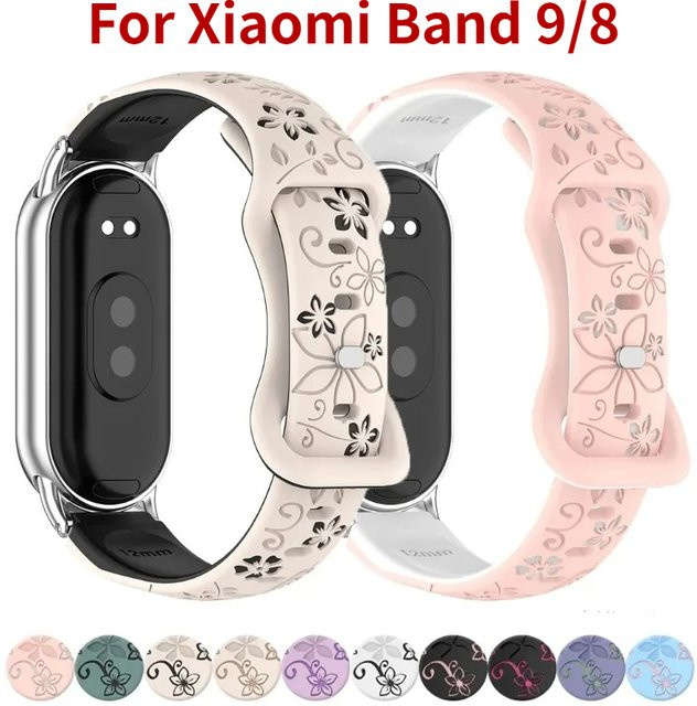 OAKCHARM Smartwatch-Armband Silikon, Xiaomi Band 9 8, Unisex - Bild 1