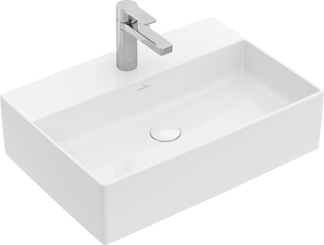 Villeroy & Boch Aufsatzwaschtisch Memento 2.0 mit Überlauf, Weiß, B/T: 50 x 42 cm - Bild 1