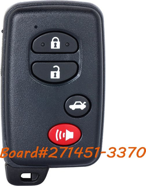 Keyecu Smart Remote Key Fob 314,3 MHz für Toyota Avalon, Camry und Corolla in Schwarz (HYQ14AAB) - Bild 1