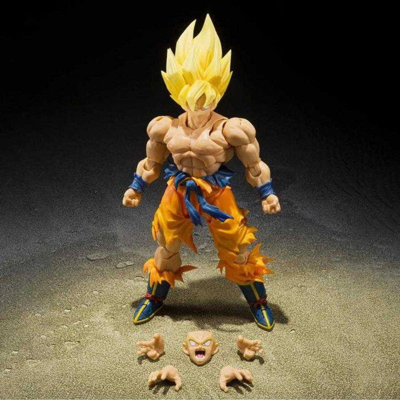 S.H.Figuarts Dragon Ball Z Son Goku Legendary Super Saiyan Figur, mehrfarbig, Höhe: 15 cm - Bild 4