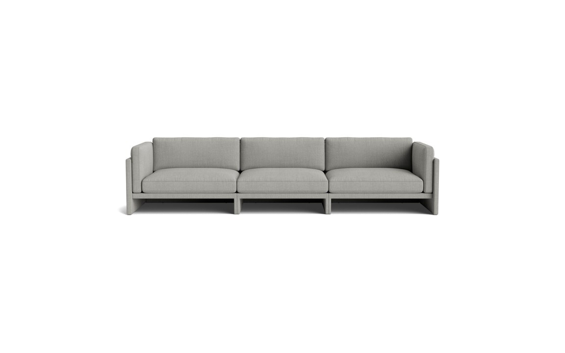 Normann Copenhagen Softy 4 Sitzer Modulsofa gepolstert in Braun im skandinavischen Design - Bild 2