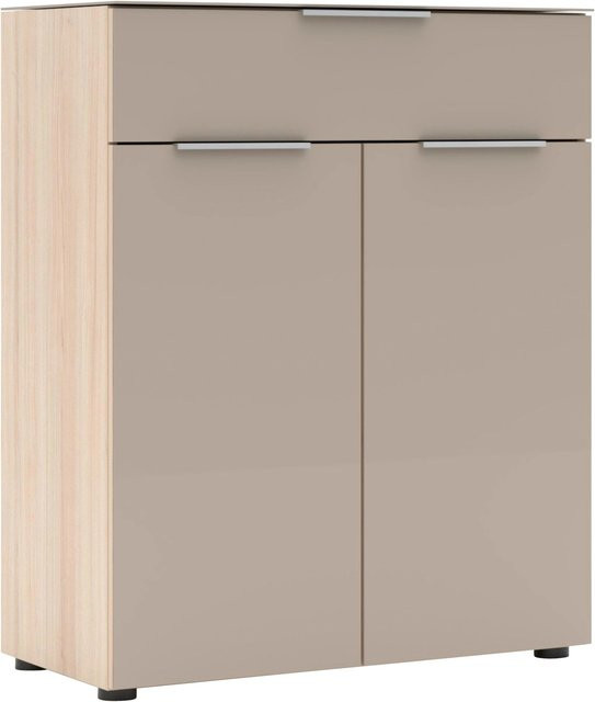 Mömax Schuhschrank Siena in Eichefarben und Kaschmir mit Soft-Close-Funktion - Bild 1