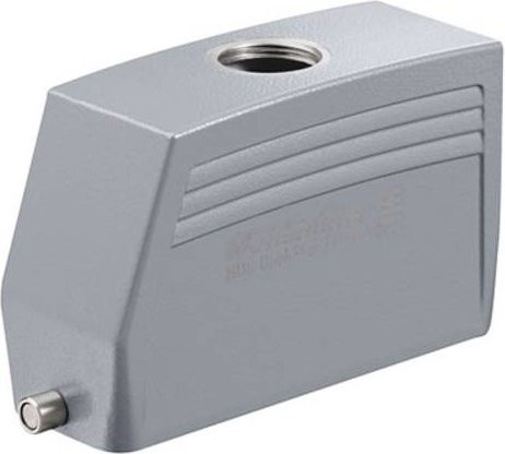 Weidmüller Steckergehäuse HDC 64D TOLU 1M40G in Grau aus Edelstahl - Bild 1