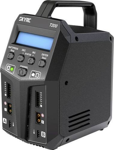 SkyRC Modellbau-Ladegerät Schwarz mit 12.0A Entladefunktion und Temperaturüberwachung für LiPo, LiHV, LiIon, LiFePO, NiCd und NiMH Akkus - Bild 1