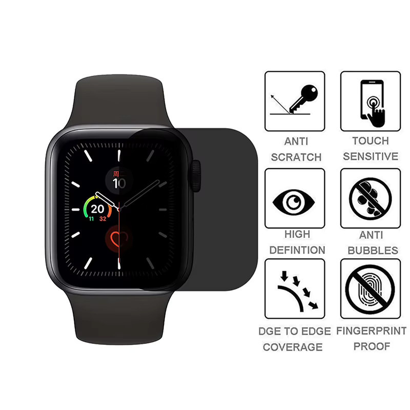 TINUORA Displayschutzfolie für Apple Watch, Silikon, Unisex - Bild 2