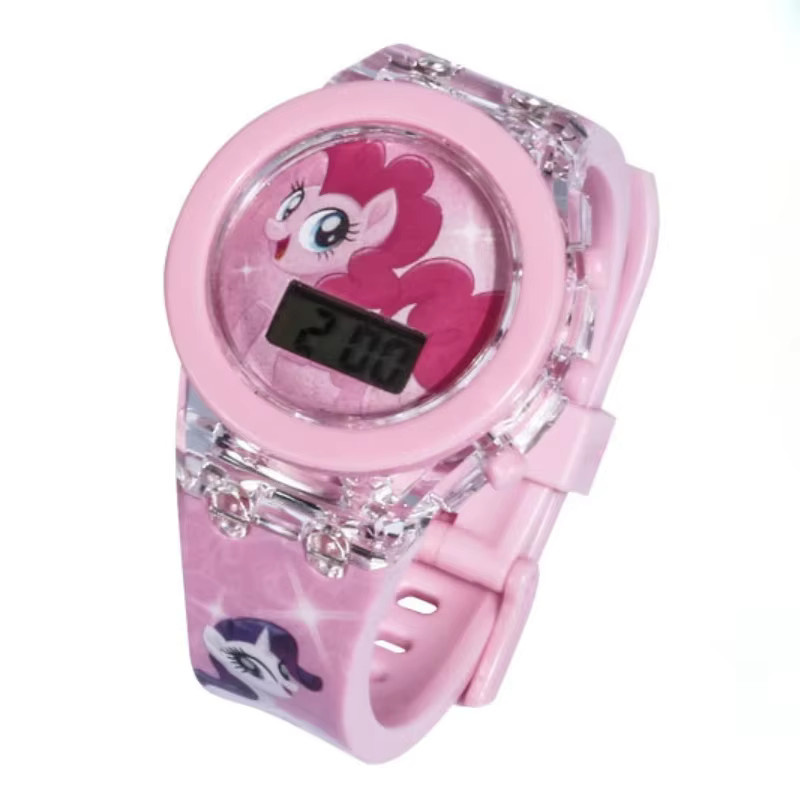 Bandai My Little Pony Leuchtende Uhr für Kinder in Pink als Nachtlicht und Spielzeug - Bild 2