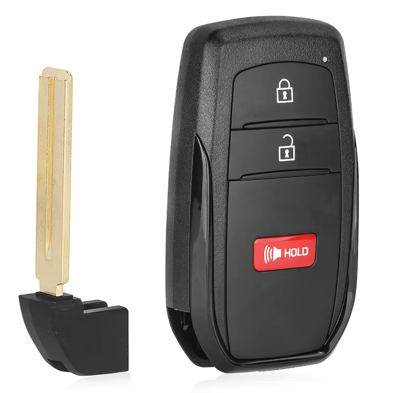 KEYECU Smart Card Remote Key Fob 14,3 MHz für Toyota Corolla Cross 2022-2024, Schwarz, Ersatz-Board 231451-2561 3HYQ14FBW 8990H-0A010 8990H-0A020 - Bild 3