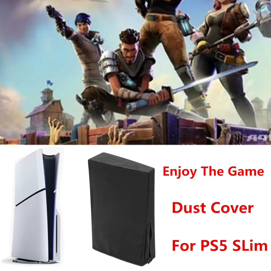 APWIKOGER Staubschutzhülle für PS5 Slim und PlayStation 5 in Schwarz oder Grau - Bild 3