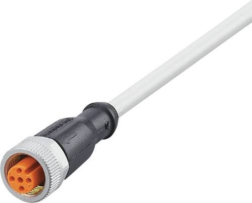 ifm electronic Anschlussleitung EVW168 Buchse gerade, grau, 5m, 5-polig - Bild 1