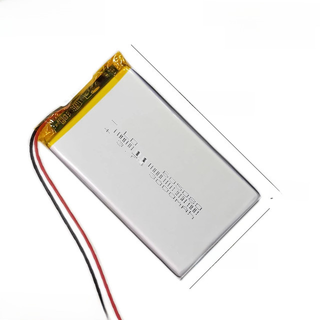 Lanzhd Li-Ion Akku 3,7V 3000mAh in Silber für DVD-Player, Tablets, GPS und elektronische Geräte - Bild 1