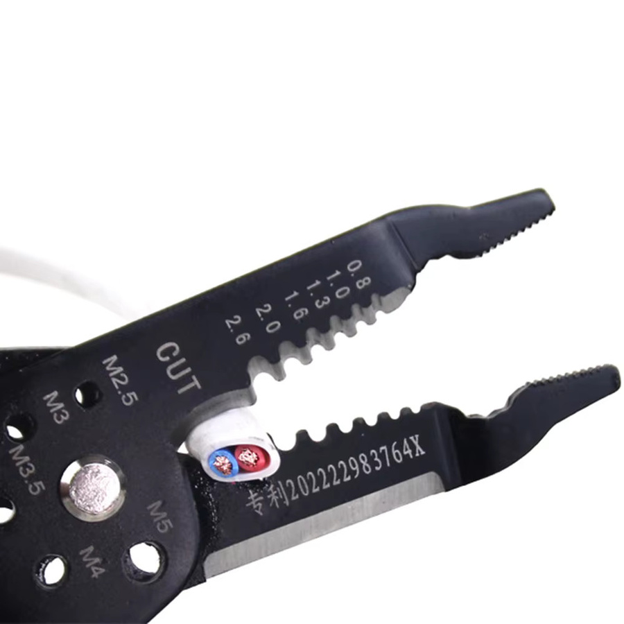 WOZOBUY Multifunktionale Elektrikerzange zum Spalten und Abisolieren von Draht und als Crimpzange - Bild 3