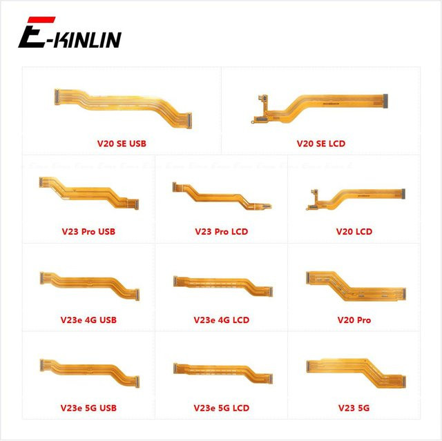 E-KINLIN LCD-Display-Flexkabel Haupt-Motherboard-Anschluss für Vivo V20 SE V23 Pro V23e 4G 5G in Orange - Bild 1