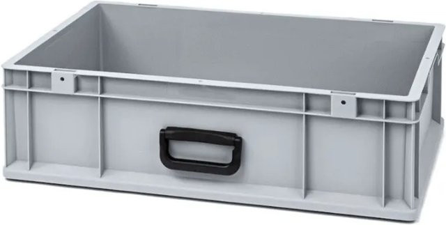 PROREGAL Eurobox Nextgen Portable Uno Transportbox Grau H x B x T: 17 x 40 x 60 cm - Bild 1