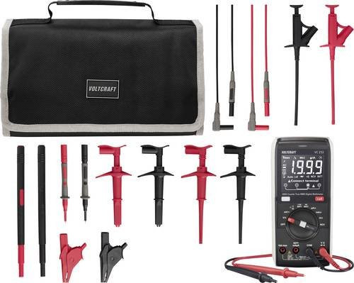 VOLTCRAFT VC-232 Multimeter mit MLSet-100 Messleitungen und Tasche - Bild 1
