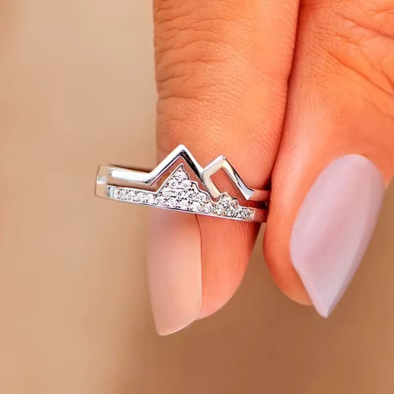 Huitan Ring, Silber, Zirkonia, Damen - Bild 2