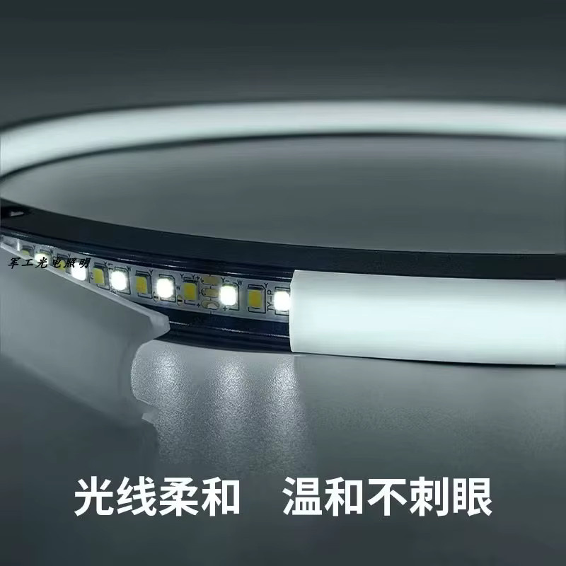 Flexibler LED-Silikon-Diffusor als austauschbare Silikonabdeckung für biegbare Aluminiumprofile von ksdligh - Bild 2