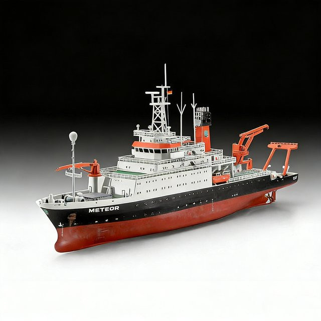 AT 99 MODEL Meteor Ocean Research Gefäß, Montagemodell, Maßstab 1:300 - Bild 1
