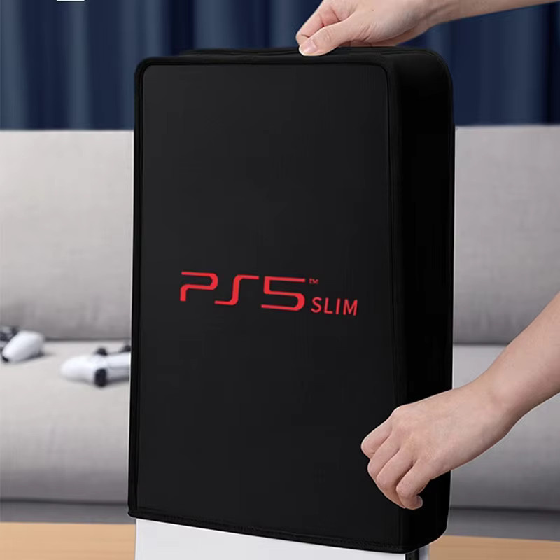 Sony Staubschutzhülle für PS5 Slim Konsole Digital & Disc Edition, Schwarz - Bild 6