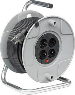 Brennenstuhl Kabeltrommel AK 260, 40 m, grau/schwarz, H05VV-F 3G1,5 - Bild 1