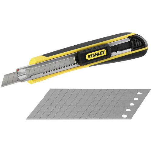 Stanley FatMax Cuttermesser 9 mm mit Magazin, Gelb - Bild 3