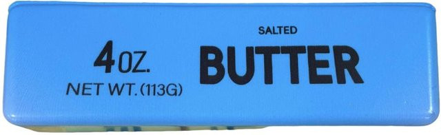 Kreatives Slow-Rebound Butterstange Quetschspielzeug, blau - Bild 1