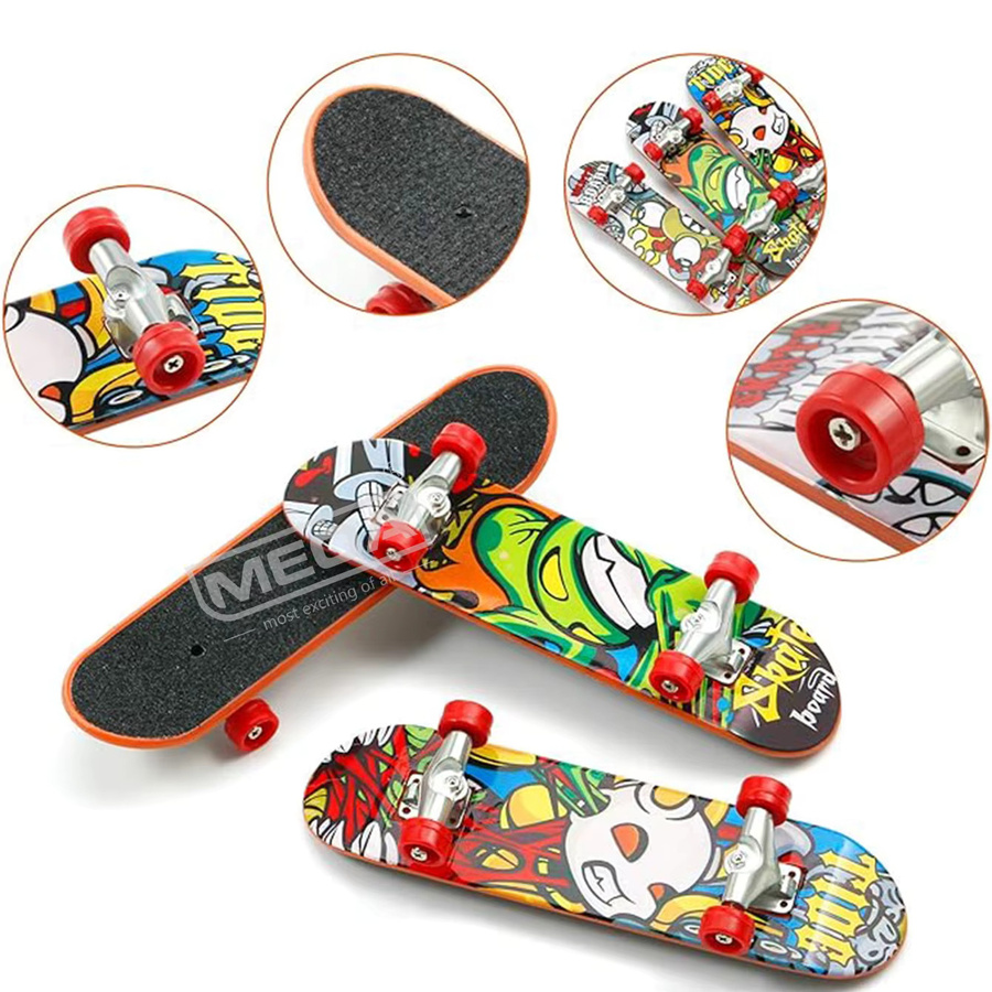 MEOA Metall Brücke Finger Skateboard, 12 Teile/Los, Matt Oberfläche - Bild 3