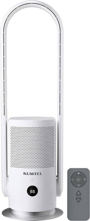 Kumtel Standventilator Opviq aus Kunststoff in Weiß, B/H/T: 23,5 x 80 x 23,5 cm