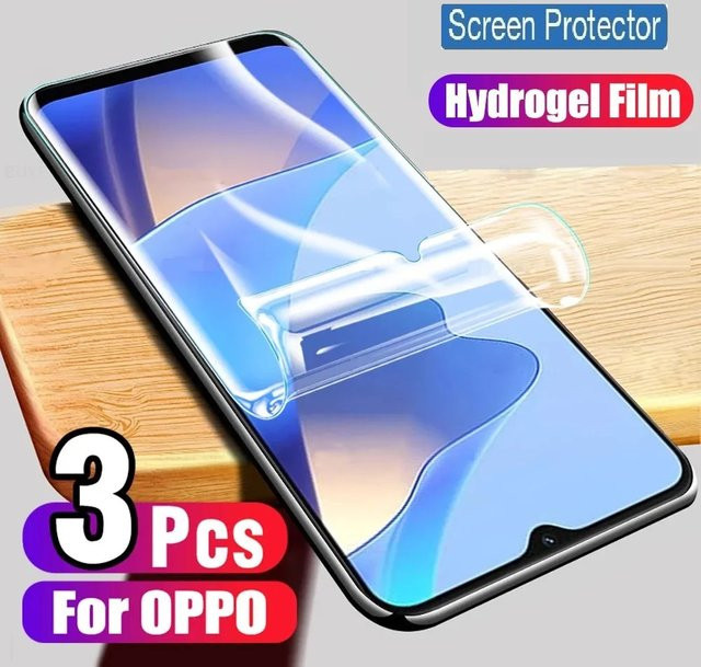 3er-Pack Hydrogel Displayschutzfolie für Oppo Reno13 CPH2689 Pro CPH2697 und Reno15 Pro, transparent - Bild 1