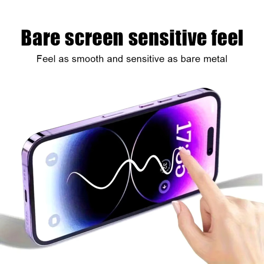 DIXSG 2er Set ultraklare Displayschutzfolien aus Glas für iPhone 11 bis iPhone 17 Pro Max, transparent, staubfrei und einfach zu installieren - Bild 4