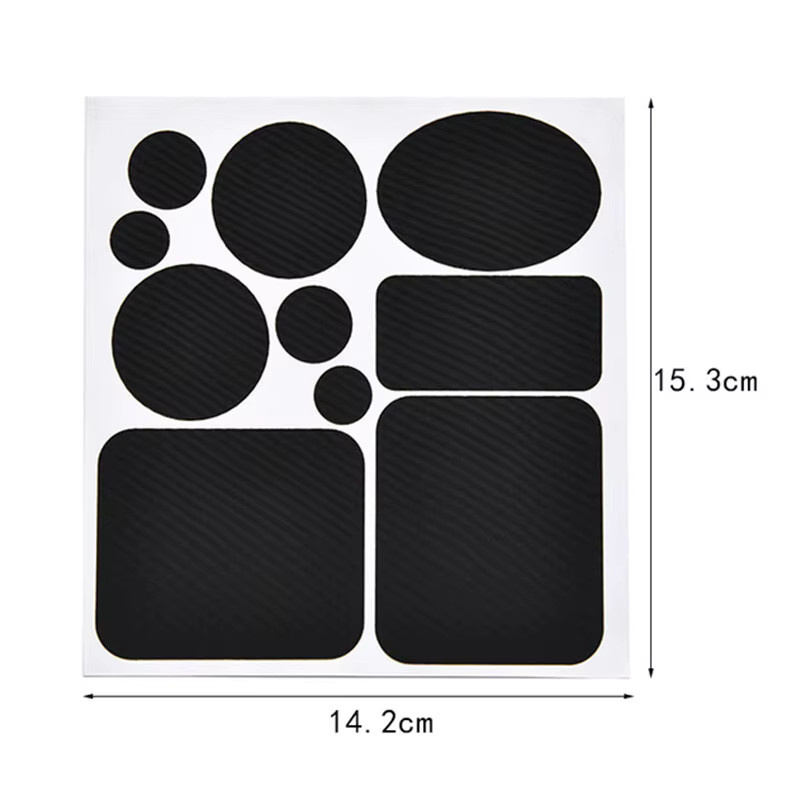 Selbstklebende Nylon Reparatur Patches in Schwarz für wasserdichte Kleidung - Bild 2