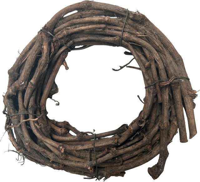 Mica Decorations Bastel-Kranz für Weihnachten in Hellbraun, Durchmesser: 20 cm, Höhe: 5 cm - Bild 1