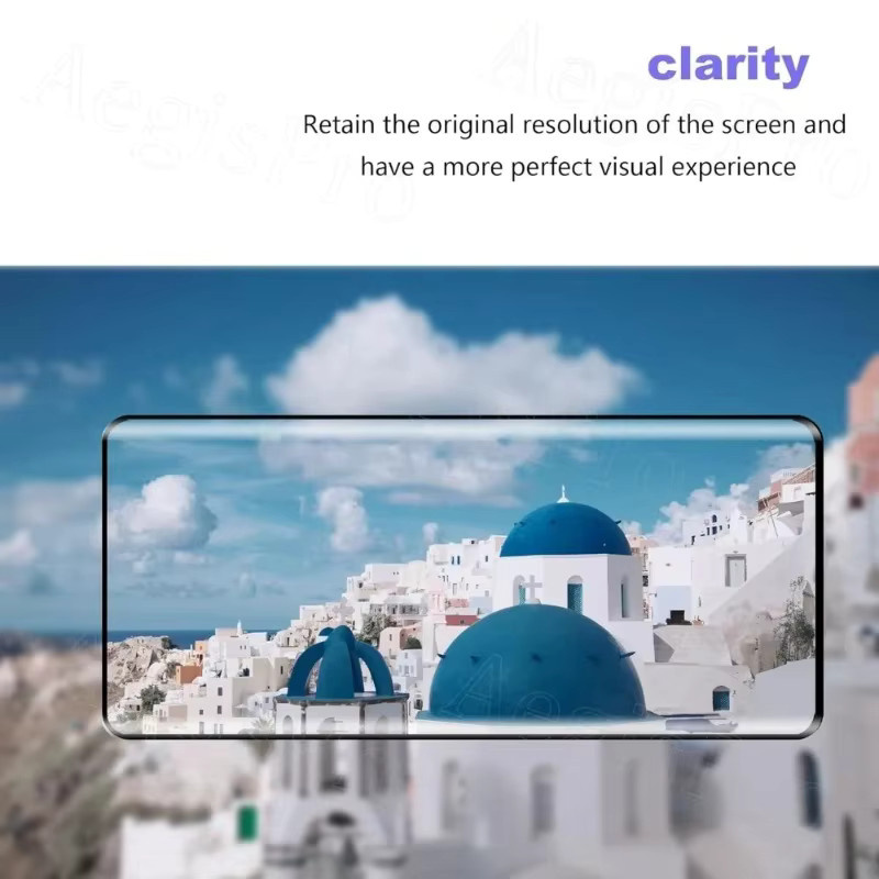 4 Stück ZMZE Displayschutz aus gehärtetem Glas für OPPO Reno 11 und Reno 11 Pro, gebogenes Glas mit vierseitiger Vollabdeckung, transparent - Bild 4