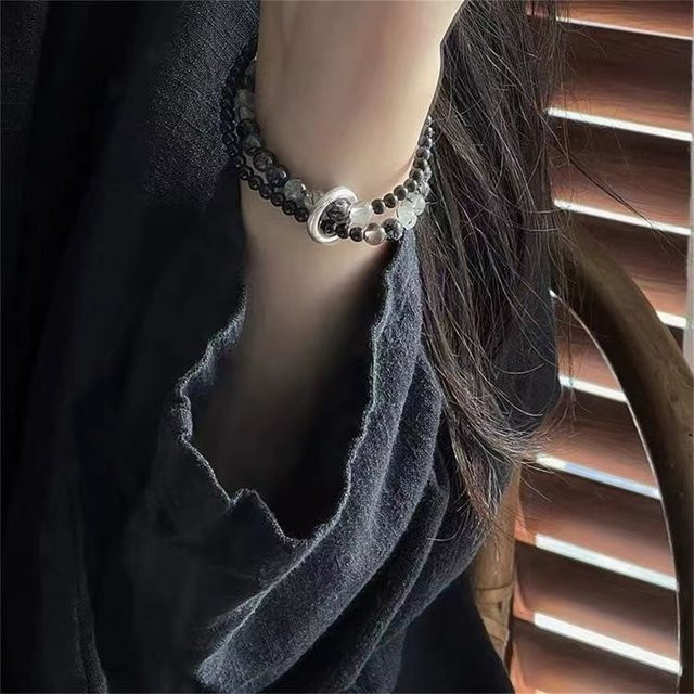 b99 Armband, Glasperlen, Elastisches Seil, Damen - Bild 1