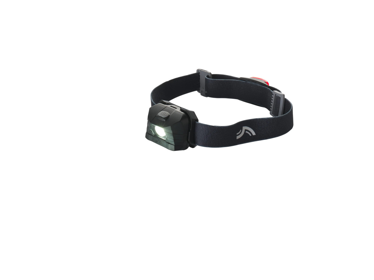 CRIVIT LED Stirnleuchte und Campingleuchte mit verstellbarem Band, IP44, Batteriebetrieben, Weiß/Rot/Schwarz - Bild 3