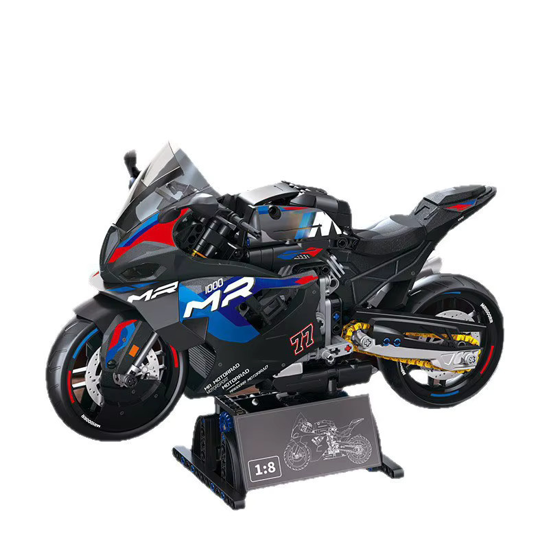 Xturboman Technisches Motorrad-Bausatzmodell M1000RR, Maßstab 1:8 - Bild 4