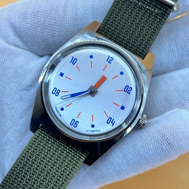 PHANTOM Armbanduhr, Handaufzug, Edelstahl, 36 mm, Herren - Bild 1