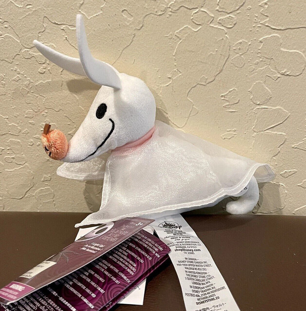 Disney Nightmare Halloween Zero Light Up Schultermagnet Plüschtier - Bild 1