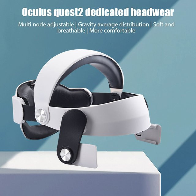 Upgrades M2 Halo Strap Elite Strap für Oculus Quest 2 VR-Headset in Weiß - Bild 1