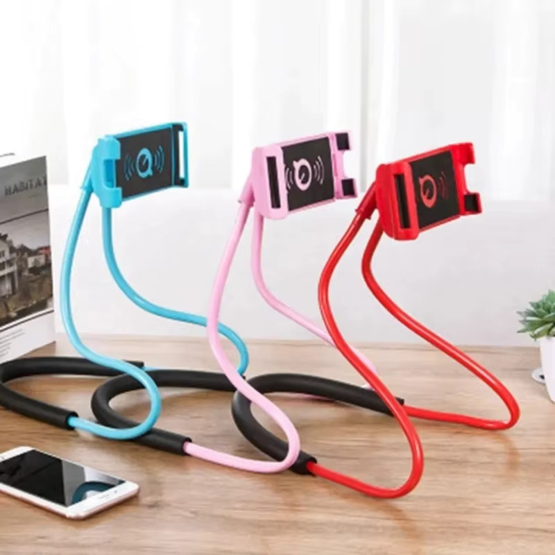 Flexibler Lazy Neck Handyhalter und Tablet-Ständer in Schwarz für iPhone, Huawei und Xiaomi - Bild 2