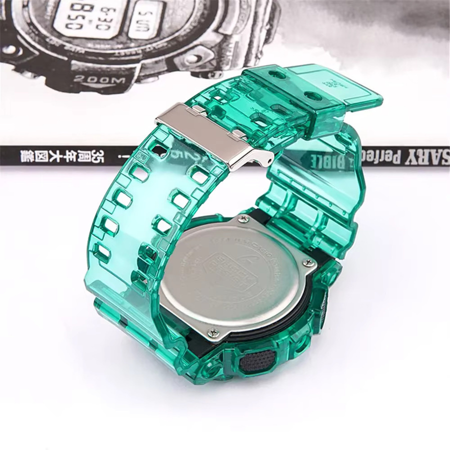 Casio Uhrenarmband Silikon, transparent, Sportuhrenarmband - Bild 3