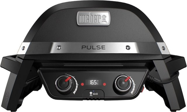 Weber Pulse 2000 Elektrischer Tischgrill in Schwarz mit WiFi und App-Steuerung - Bild 1