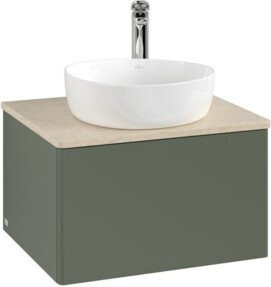 V&B Waschtischunterschrank Antao ohne Frontstruktur in Lacquer, B/T/H: 60 x 36 x 50 cm - Bild 1